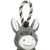 Peluche Burro Sonoro con cuerda de material reciclado - 66cm