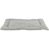 Matelas en velours côtelé Jonna Gris - 2 tailles disponibles