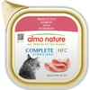 ALMO NATURE HFC Complete Sterilised Patê natural sem glúten nem cereais adicionados para Gato Esterilizado - 4 sabores à escolha