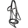 Bridon Kingston combiné anglais noir orné de strass pour cheval - 3 tailles disponibles