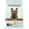 AMANOVA Mini Croquettes com 70% de frango fresco para Cão adulto de pequeno porte