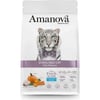 AMANOVA Sterilised Croquettes sans céréales avec 53% de poissons frais pour Chat stérilisé