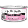 MY LITTLE FESTIN Contrôle du poids Pâtée en bouillon ou en sauce pour Chat 80g - 2 saveurs au choix