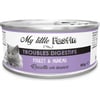 MY LITTLE FESTIN Troubles digestifs Pâtée en bouillon ou en sauce pour Chat adulte a 80g - 2 saveurs au choix