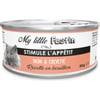 MY LITTLE FESTIN Stimuleert de eetlust Pastei in bouillon of saus voor volwassen katten 80g - 2 smaken naar keuze