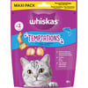 WHISKAS TEMPTATIONS Petiscos de Salmão para gato adulto