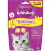 WHISKAS TEMPTATIONS Golosinas de Pollo y Queso para gatos adultos