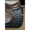 EQUITEHME Tapis de selle mixte Glossy em veludo preto para cavalo