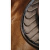 EQUITEHME Zadeldek Glossy in bruin fluweel voor paarden