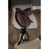 EQUITEHME Tapis de selle mixte Glossy en velours beige para caballo