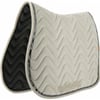 EQUITEHME Tapis de selle mixte Glossy en velours beige pour cheval