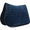 EQUITEHME Zadeldekje Glossy in navy fluweel voor paarden