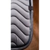 EQUITEHME Tapis de selle mixte Glossy en velours gris pour cheval