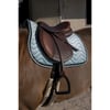 EQUITEHME Almohadilla mixta Glossy de terciopelo verde claro para caballo