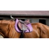 EQUITEHME Tapis de selle mixte Glossy en velours violet pour cheval