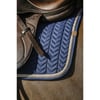 EQUITHEME Tapis de dressage Softy blauw petrol voor paard