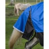 EQUITHEME Couverture imperméable 1200D Aisance 150g - bleu / noir