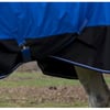 EQUITHEME Couverture imperméable 1200D Aisance 150g - bleu / noir