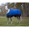 EQUITHEME Couverture imperméable 1200D Aisance 150g - bleu / noir