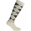 EQUITHEME Chaussettes Argyle écru / taupe 35-38