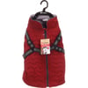 Manteau d'hiver avec harnais Flamingo Duker rouge