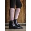 EQUITHEME Chaussettes je t'aime compet rose et anthracite