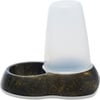 Futterautomat Loop Marble schwarz/gold