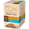 Wellness Core Pâtée Tender Cuts für Katze - Multipack 6x85g - Mehrere Geschmacksrichtungen zur Auswahl