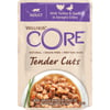 WELLNESS CORE Kaķiem Tender Cuts Mitrā barība-Tunzivs-0.085kg