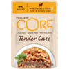 WELLNESS CORE Kaķiem Tender Cuts Mitrā barība-Tunzivs-0.085kg