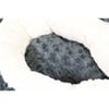 Ovaler Korb in Grau und Creme Trixie Kaline