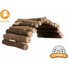TYROL Ronde houtblokken voor knaagdieren