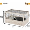 Cage en bois pour Cochon d'Inde - 82 cm - Ferplast Arena 80 