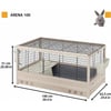 Gabbia in legno Arena 100 per Conigli e Porcellini d'India