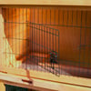 Conigliera coniglio con recinto - 104 cm - Zolia Belino