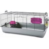 Käfig für Kaninchen und Meerschweinchen - 100cm - Zolia NERO 3 Luxe Black Fuchsia