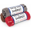 absorbierende Matte i grau Kruuse Dirty Dog Doormat