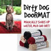 absorbierende Matte in braun Kruuse Dirty Dog Doormat