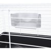 Käfig für Kaninchen und Meerschweinchen - 100 cm - Zolia Onyx 100 Ambiente