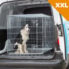 Transportkooi voor honden ZOLIA XENA, met metalen bodem en dubbele deur