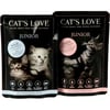 CAT'S LOVE patê natural para gatos juniores 85g - 2 sabores à escolha