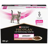 Paté Purina Pro Plan Veterinary Diets Feline UR ST/OX URINARY Alimentação para gato com problemas urinários e renais