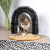 Arco de Higiene pessoal et massajador para gatos Easy Brush com erva gateira