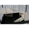 Käfig für Kaninchen und große Nagetiere - H87,5 cm Zolux NEO Muki schwarz