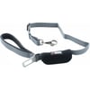 IDOG zwart/grijze comfortleiband met auto-veiligheidssluiting