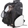 Transporttasche Trolley IVY für Hunde und Katzen in schwarz/grau