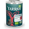 Pâtée en Bouchée Yarrah Bio 405g pour Chat Adulte - 3 saveurs au choix