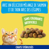 FRISKIES pour chats stérilisés avec du saumon, du thon et des légumes 