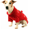 Roter Weihnachtspullover. Rentiermuster Zolia Festive für Hunde - Auch für grosse Hunderassen