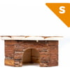Casetta angolare in legno per roditori Zolia - 4 misure disponibili